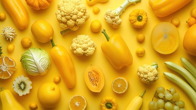 yellow and orange fruits and vegetables